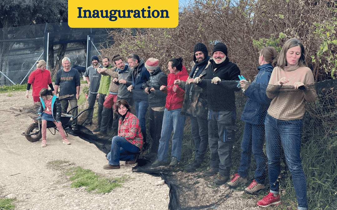 Inauguration du poulailler de la Ferme des Ferrages