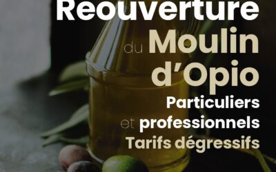 Ouverture imminente du moulin d’Opio le 27 octobre