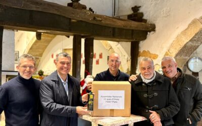 L&rsquo;huile du Moulin d&rsquo;Opio sur les tables de l&rsquo;Assemblée Nationale