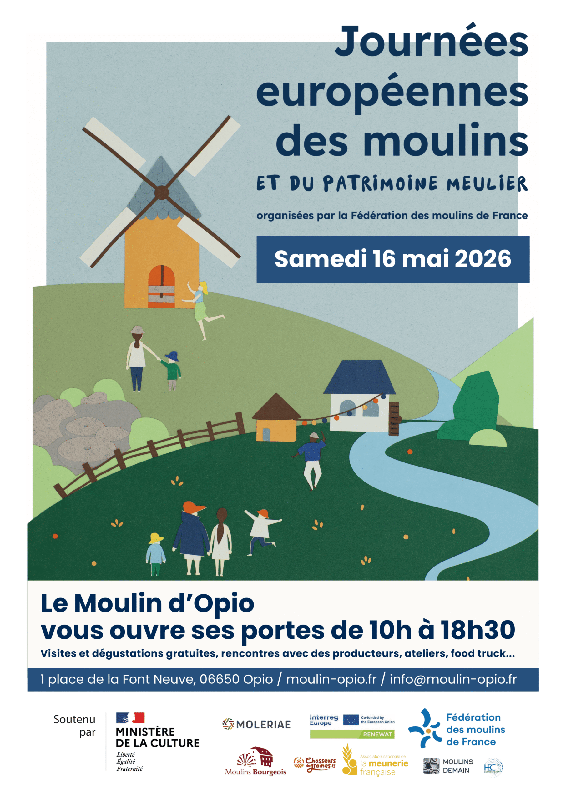 Journées européennes des Moulins / Moulin d'Opio